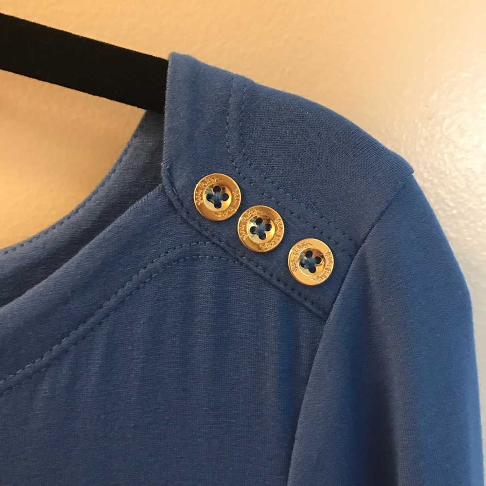 Lilly Pulitzer periwinkle cotton dress EUC